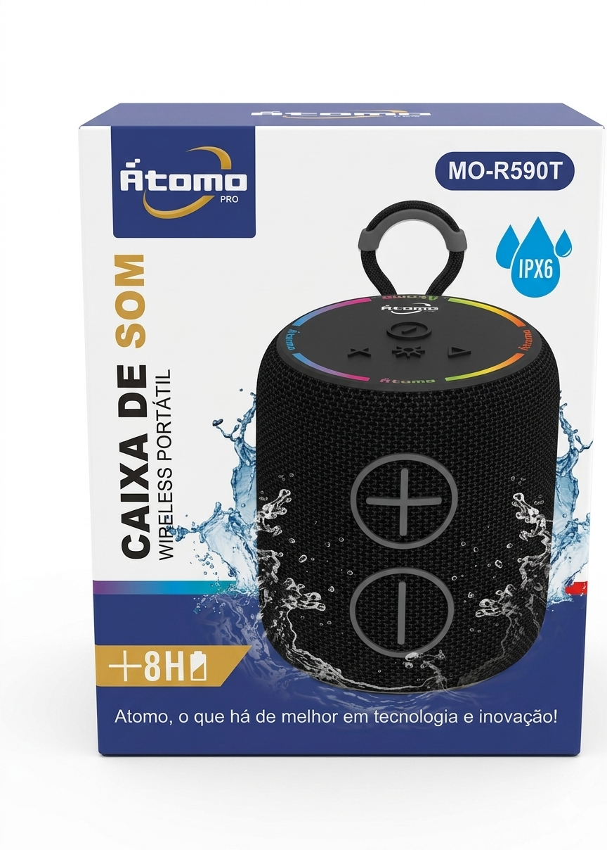 Caixa de som Átomo MO-R590T