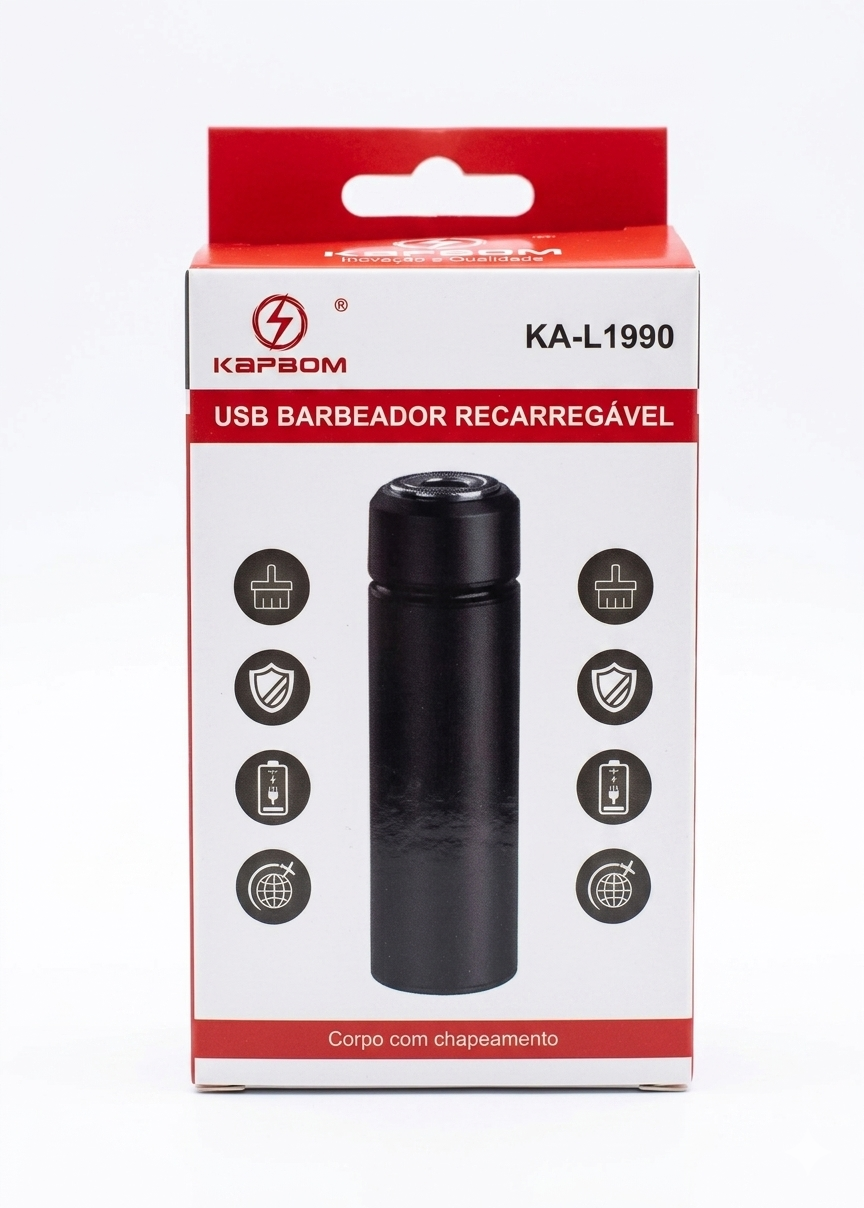 Barbeador recarregável KAPBOM KA-L1990