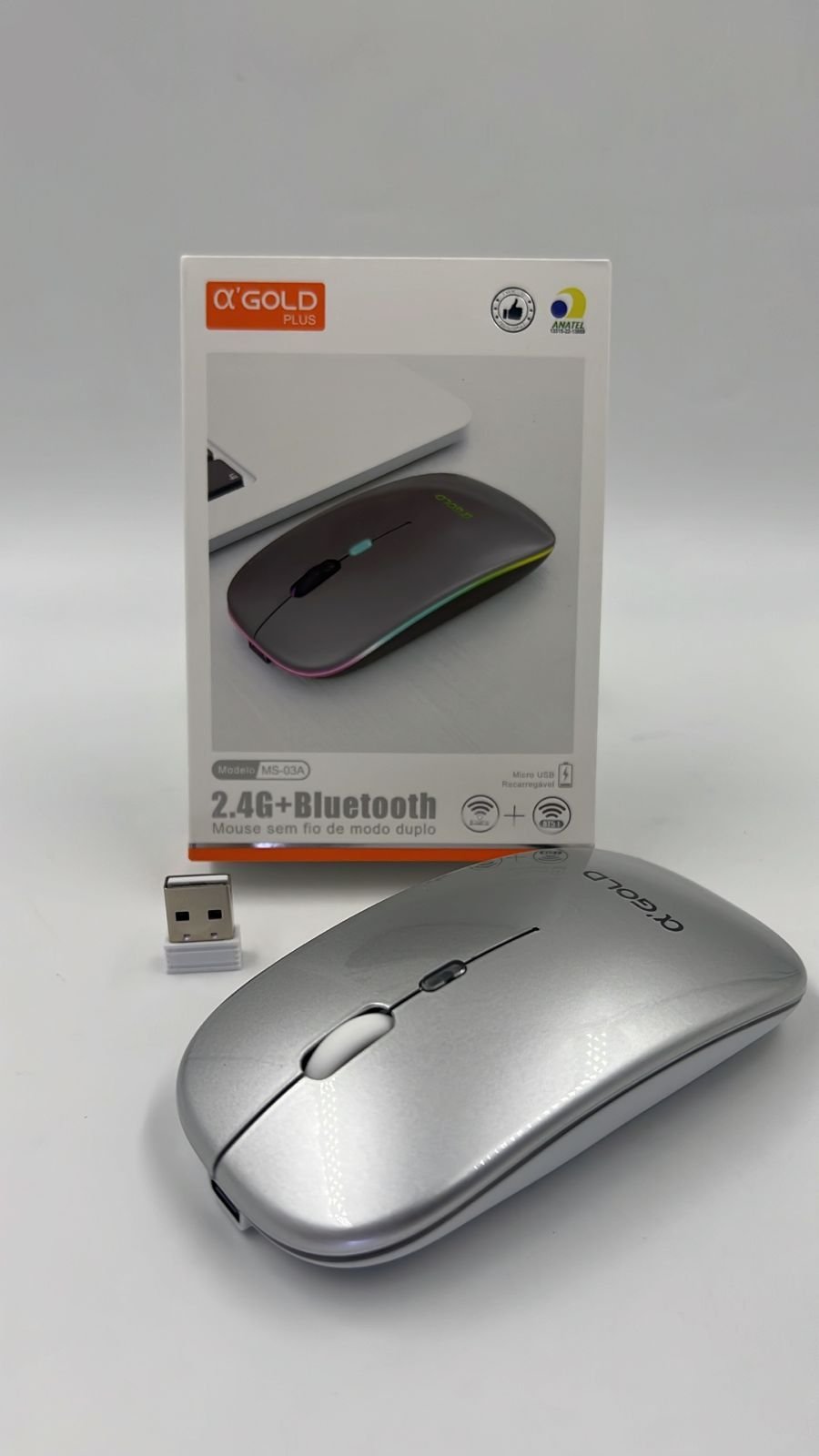 Mouse A'Gold sem fio MS-03A