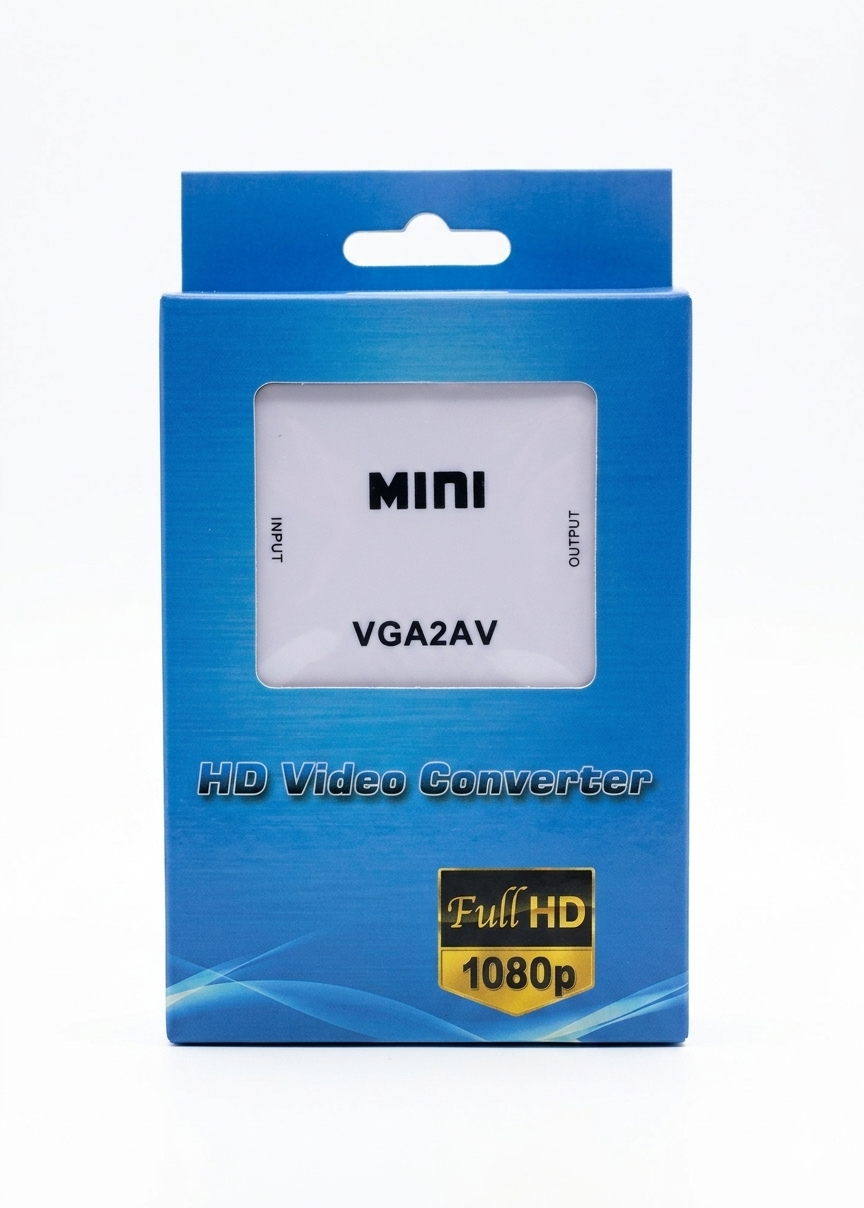 Adaptador conversor VGA2AV