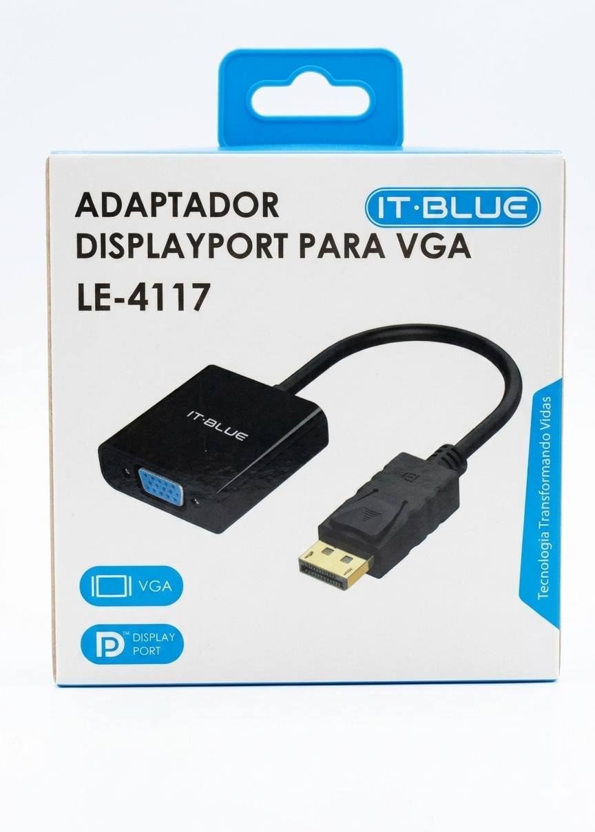 Adaptador DISPLAYPPORT para VGA LE-4117