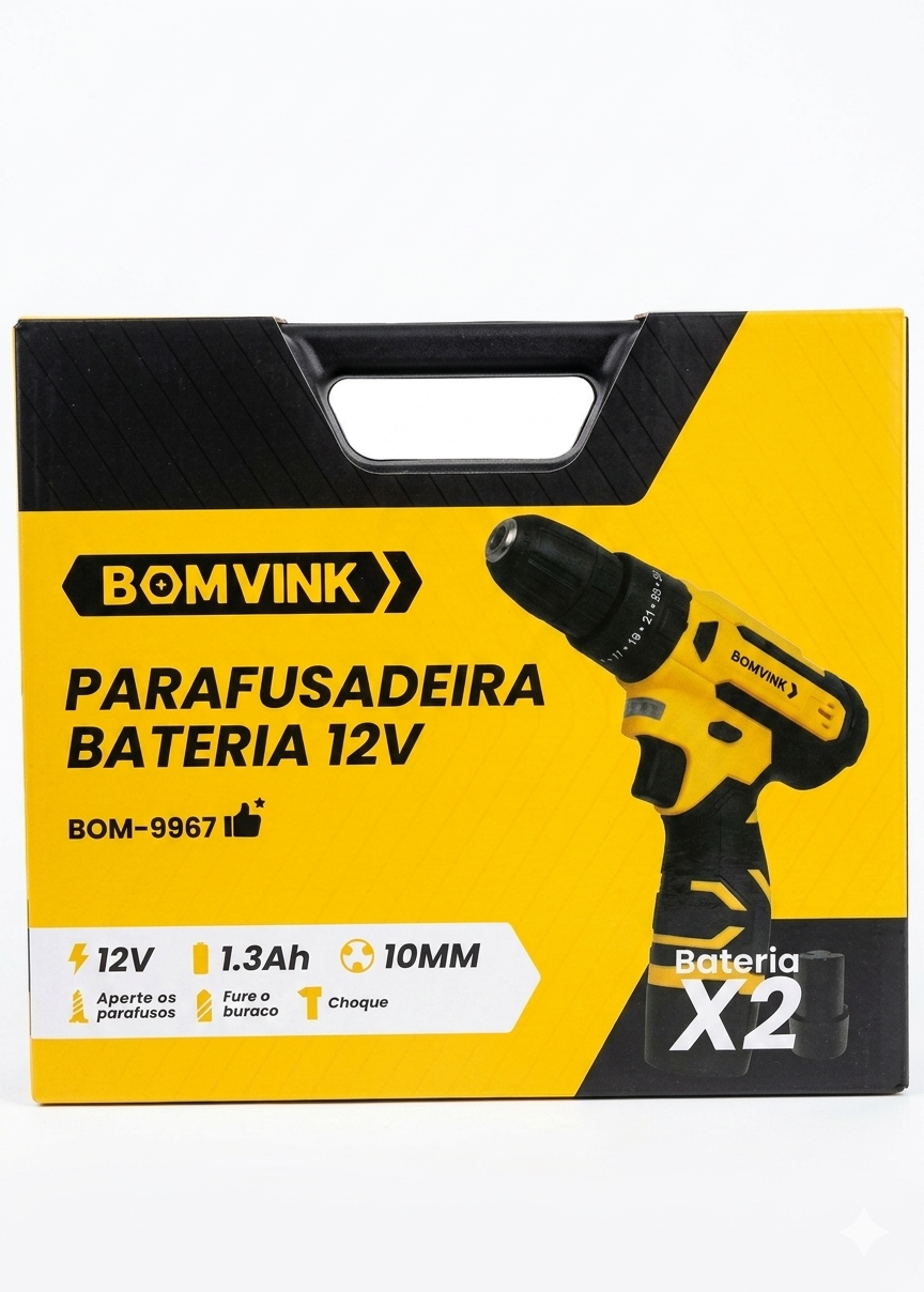 Parafusadeira 12V BOM-9967