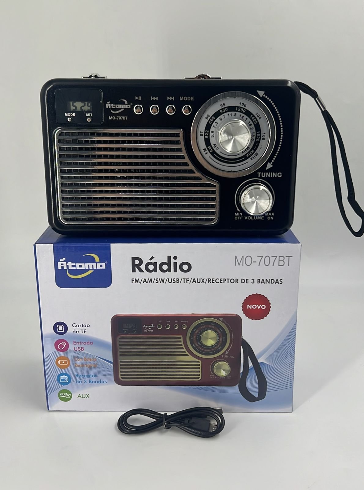 Rádio Átomo MO-707BT