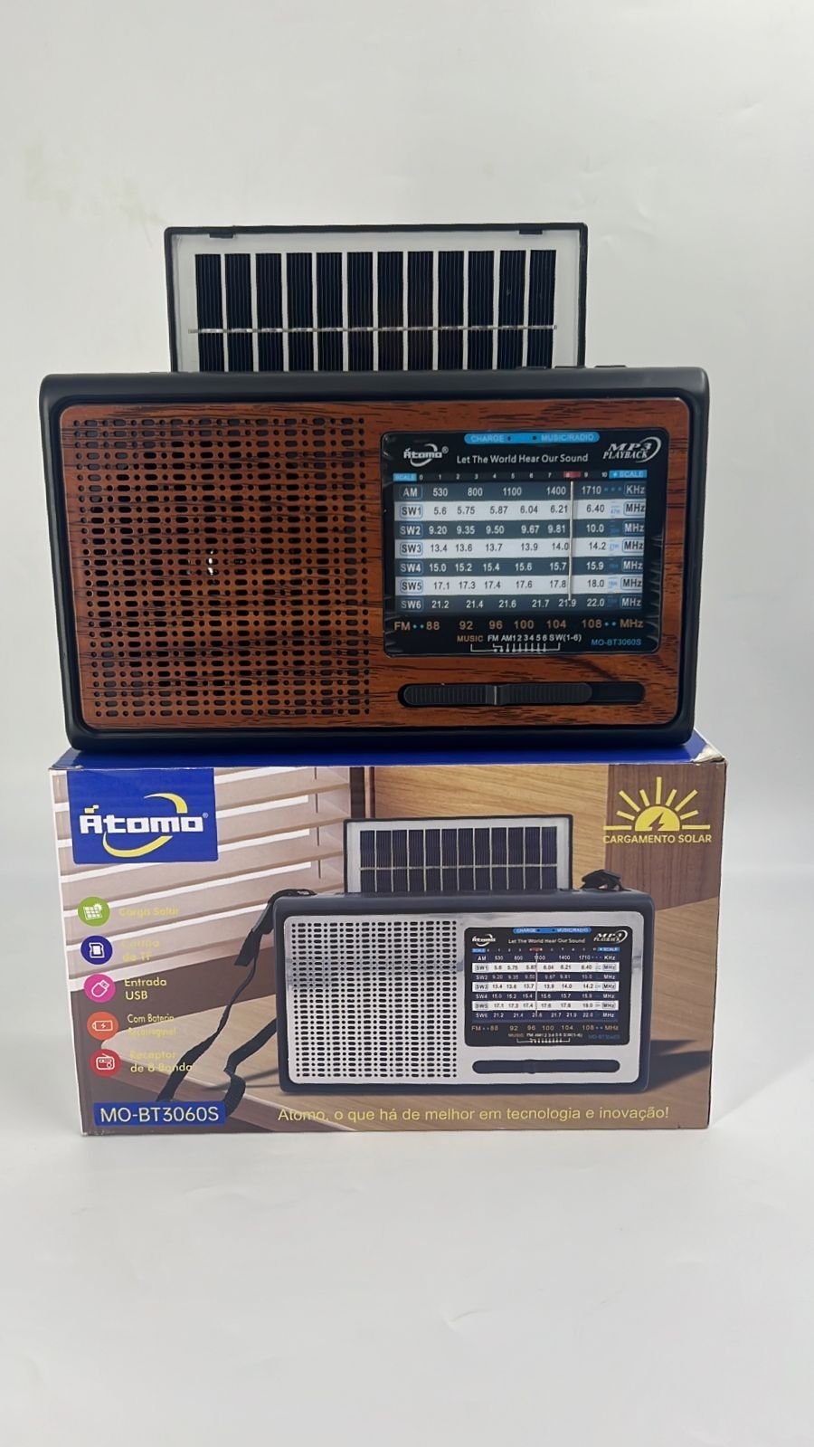 Rádio Átomo MO-BT3060S
