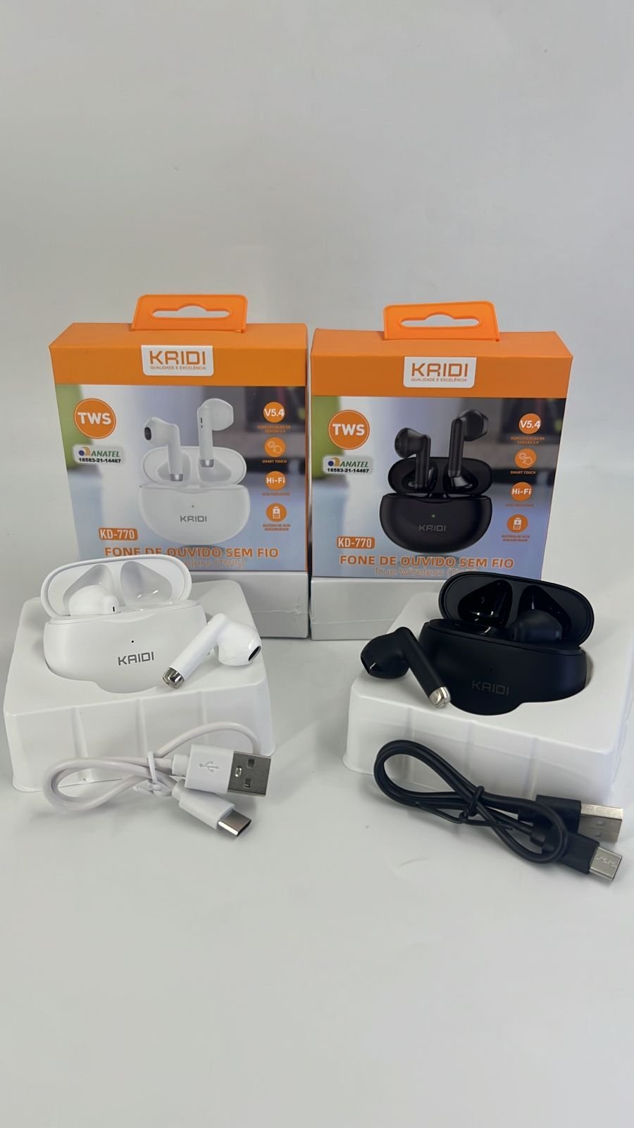 Fone bluetooth Kaidi KD-770