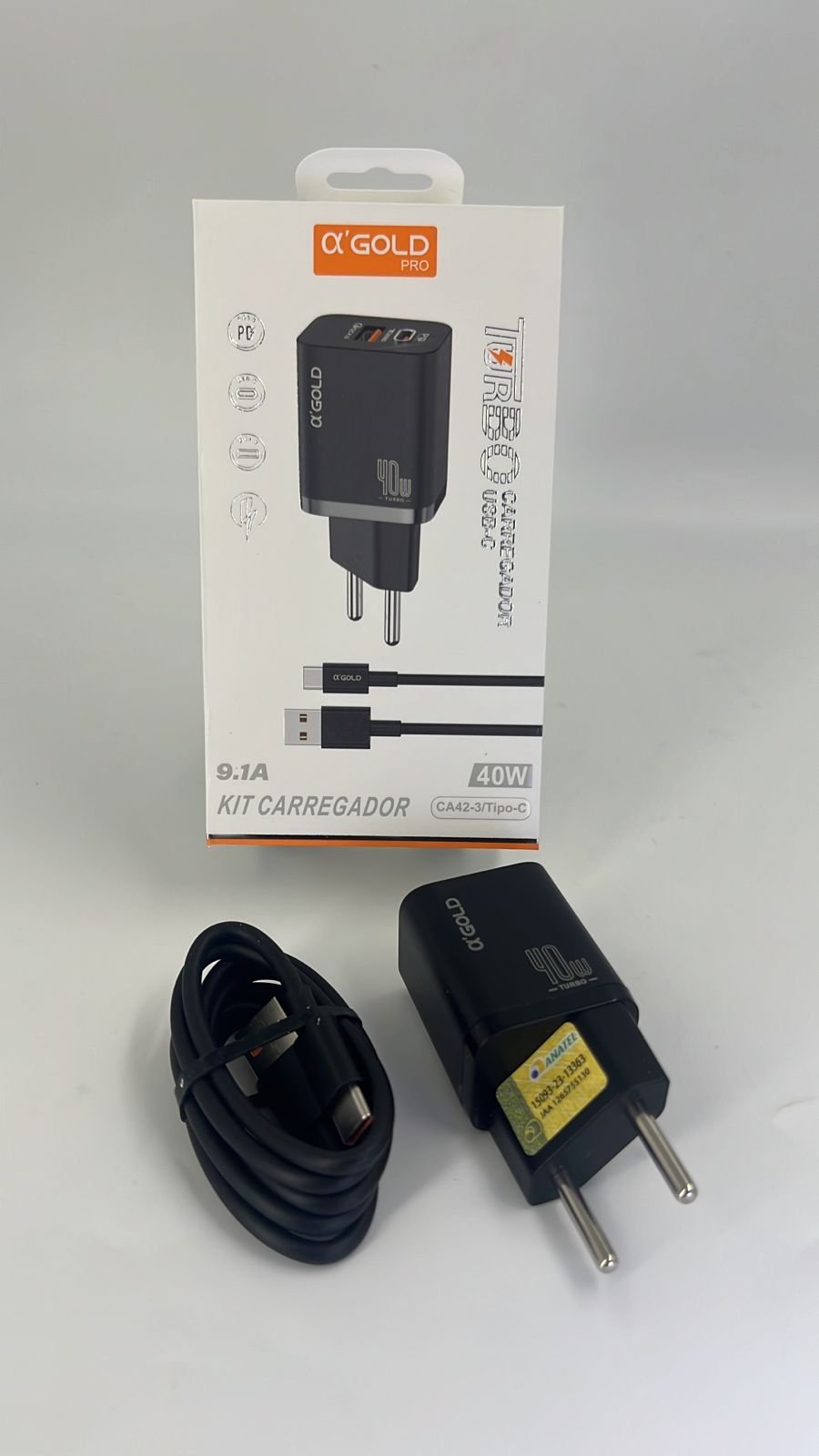 Carregador tipoC A'Gold 40W CA42-3