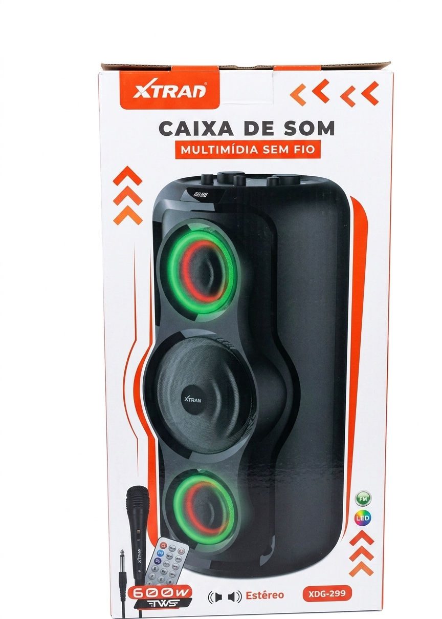 Caixa de som XDG-299 600W