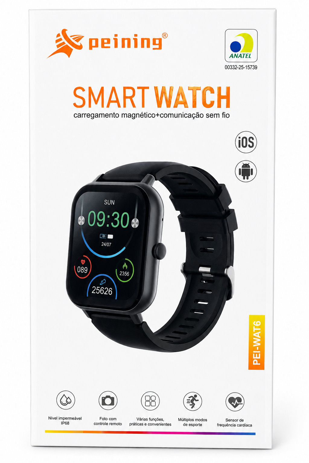 Relógio smartwatch Peining PEI-WAT6