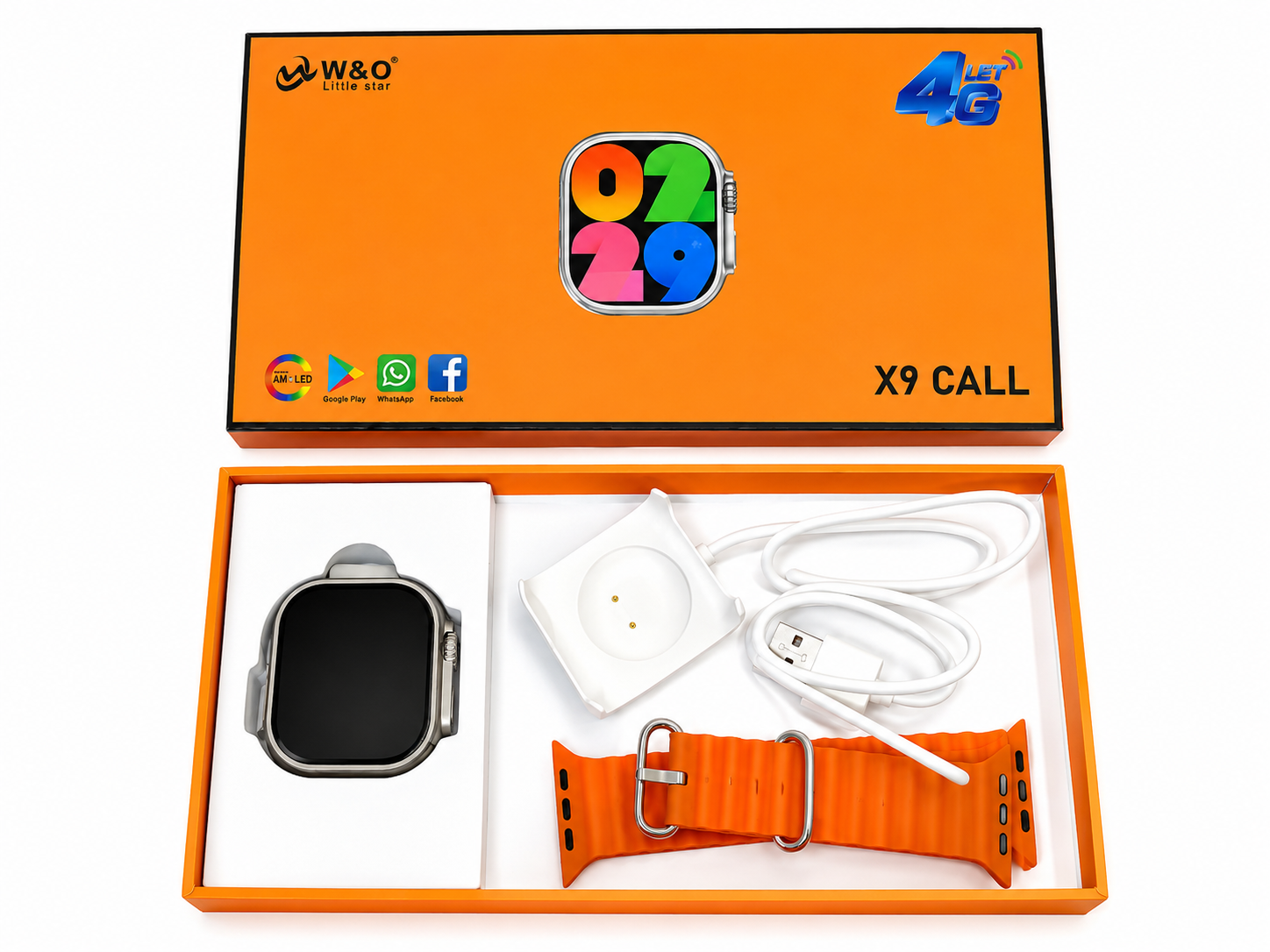 Relógio smartwatch X9 CALL