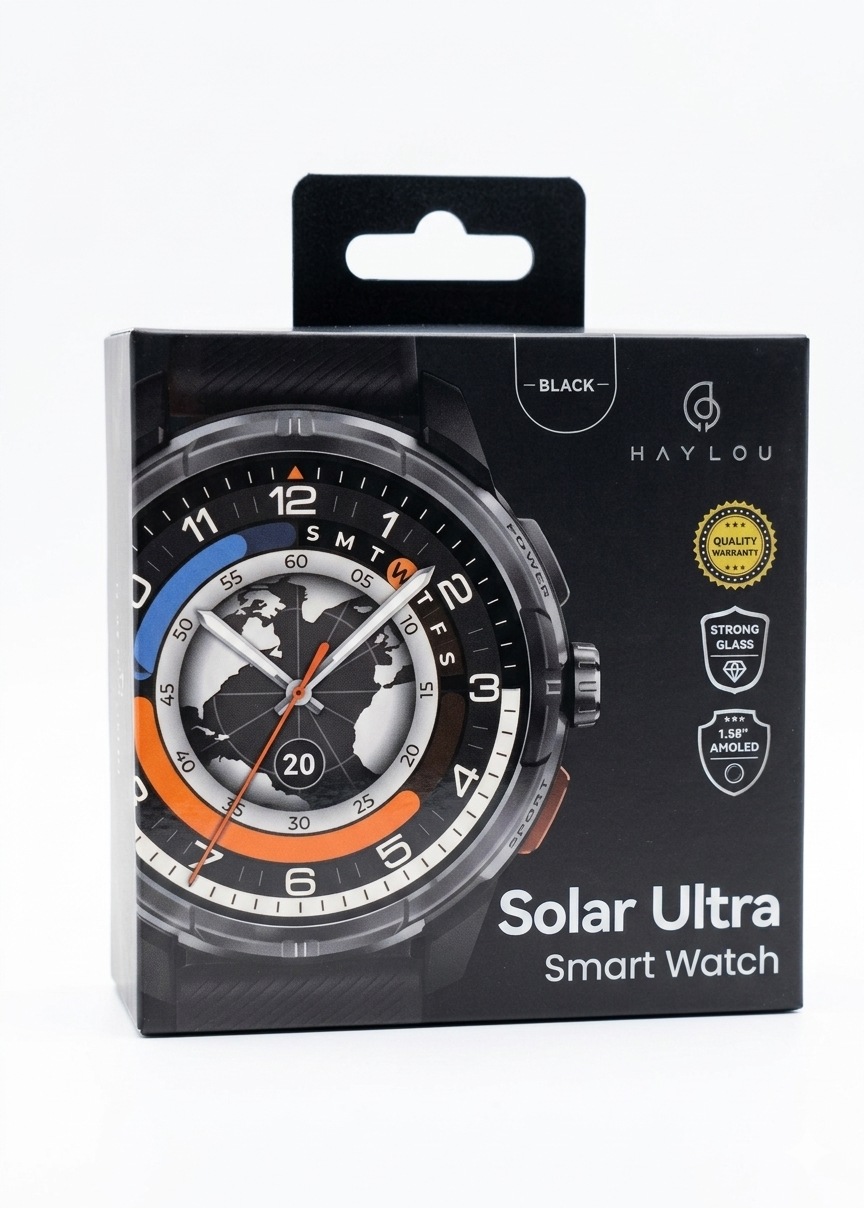 Relógio smartwatch Solar Ultra