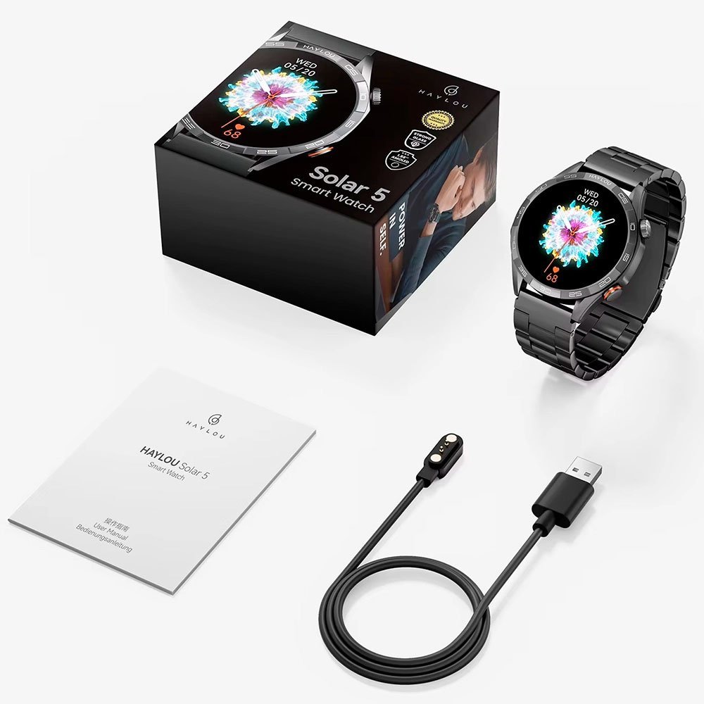 Relógio smartwatch Solar 5