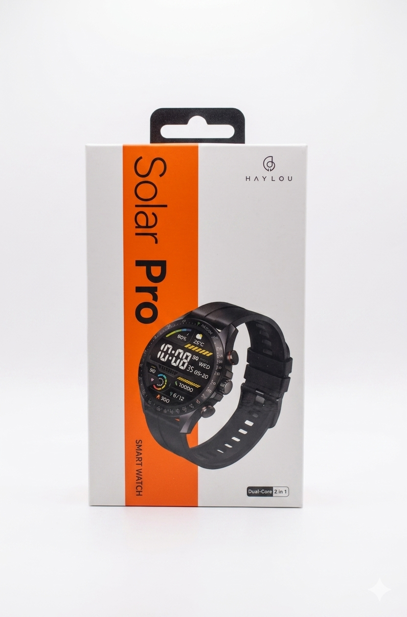Relógio smartwatch Solar Pro