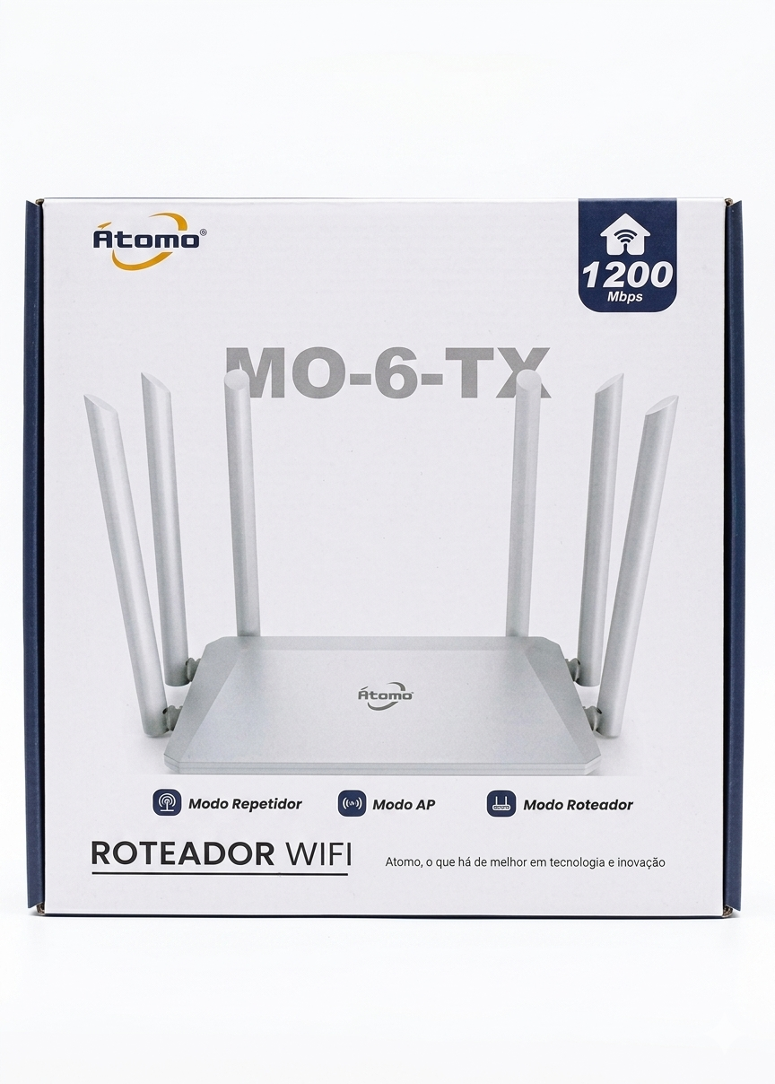Roteador Átomo MO-6-TX