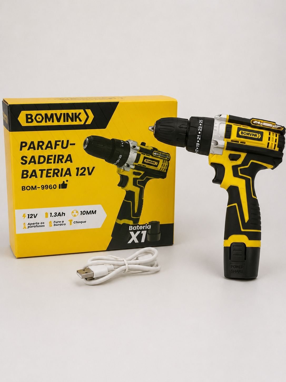 Parafusadeira 12V BOM-9960
