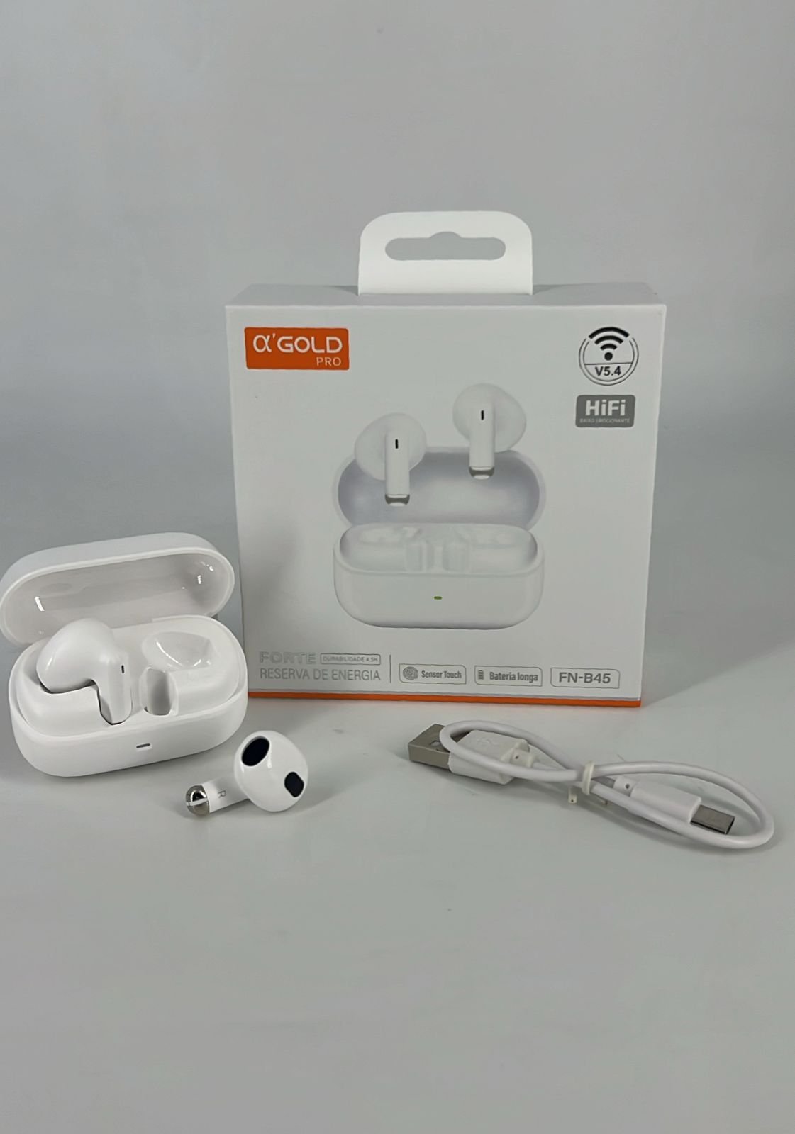 Fone. bluetooth A'GOLD FN-B45