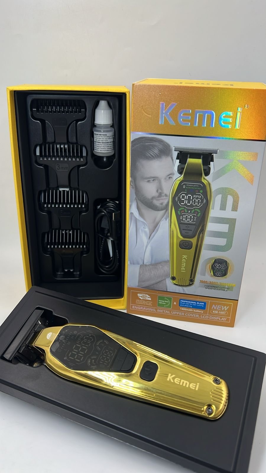 Máquina Kemei KM-1697