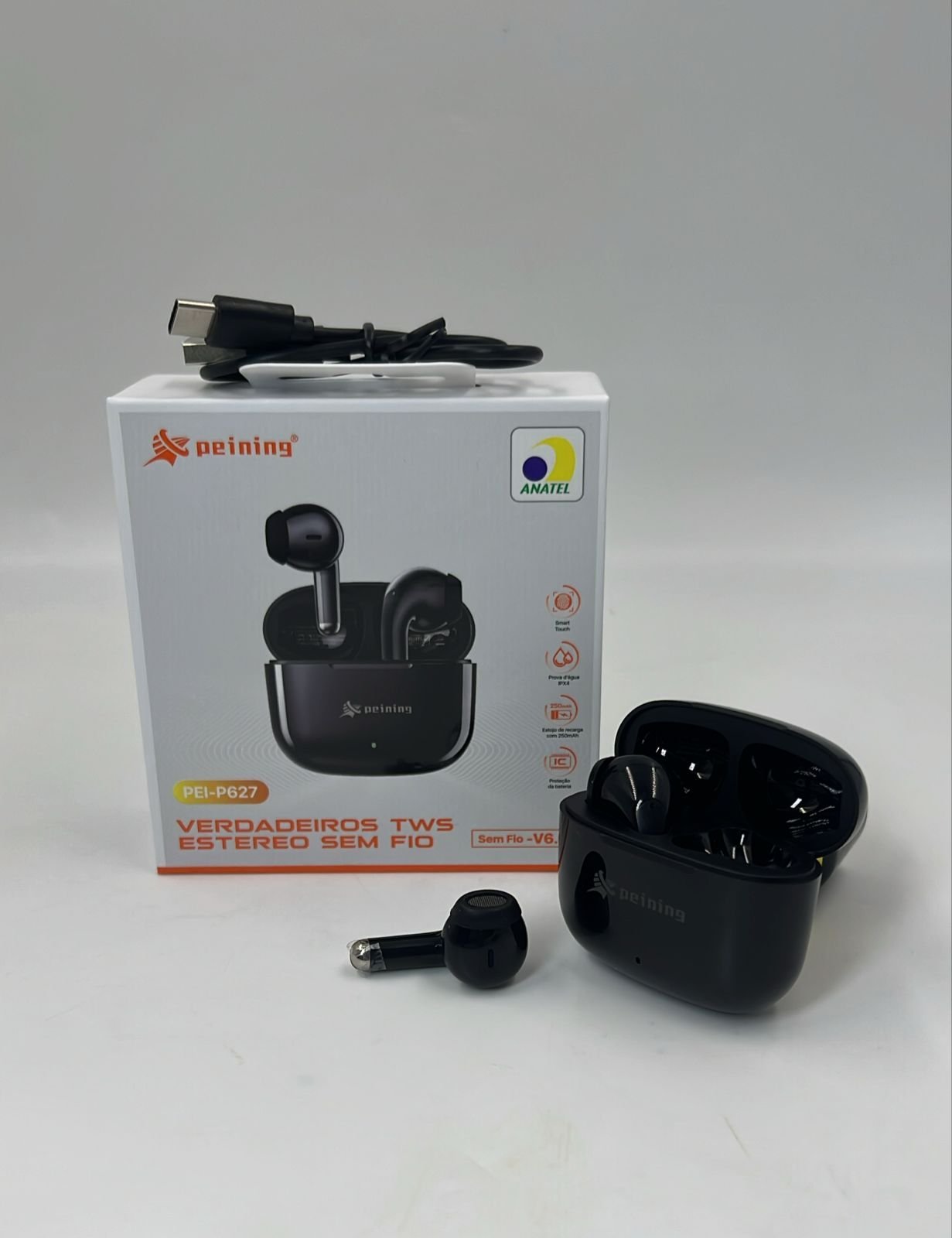 Fone bluetooth PEINING Pei-627