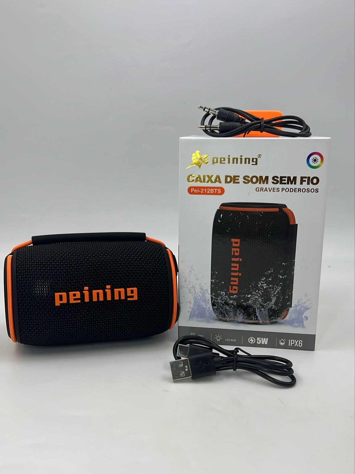 Caixa de som Peining PEI-212BTS
