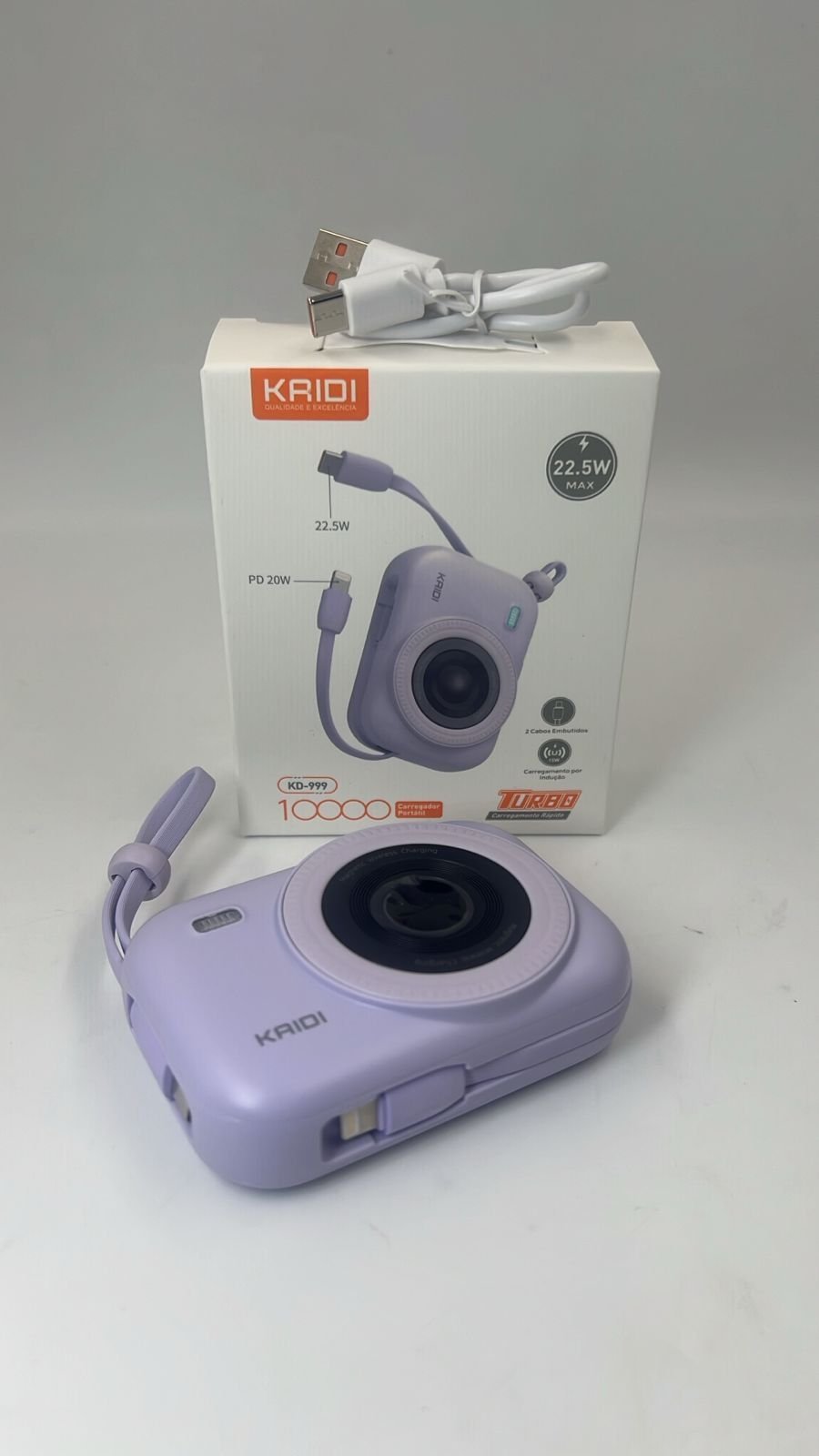 Carregador portátil/Power bank KD-999