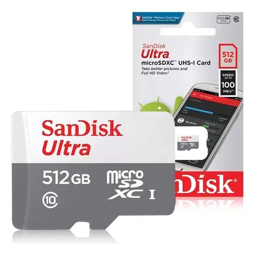 Cartão de memória SanDisk 512GB