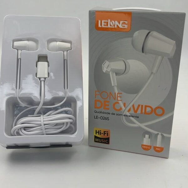 Fone tipoC LELONG LE-0265