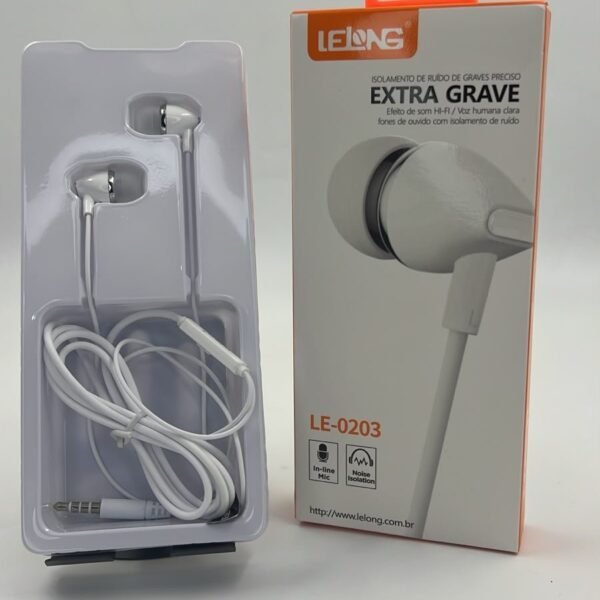 Fone LELONG com fio LE-0203
