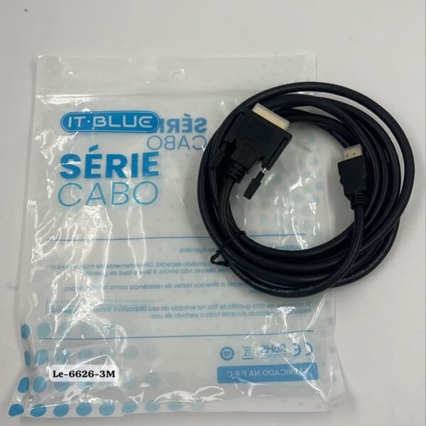 Cabo DVI para HDMI LE-6626-3M