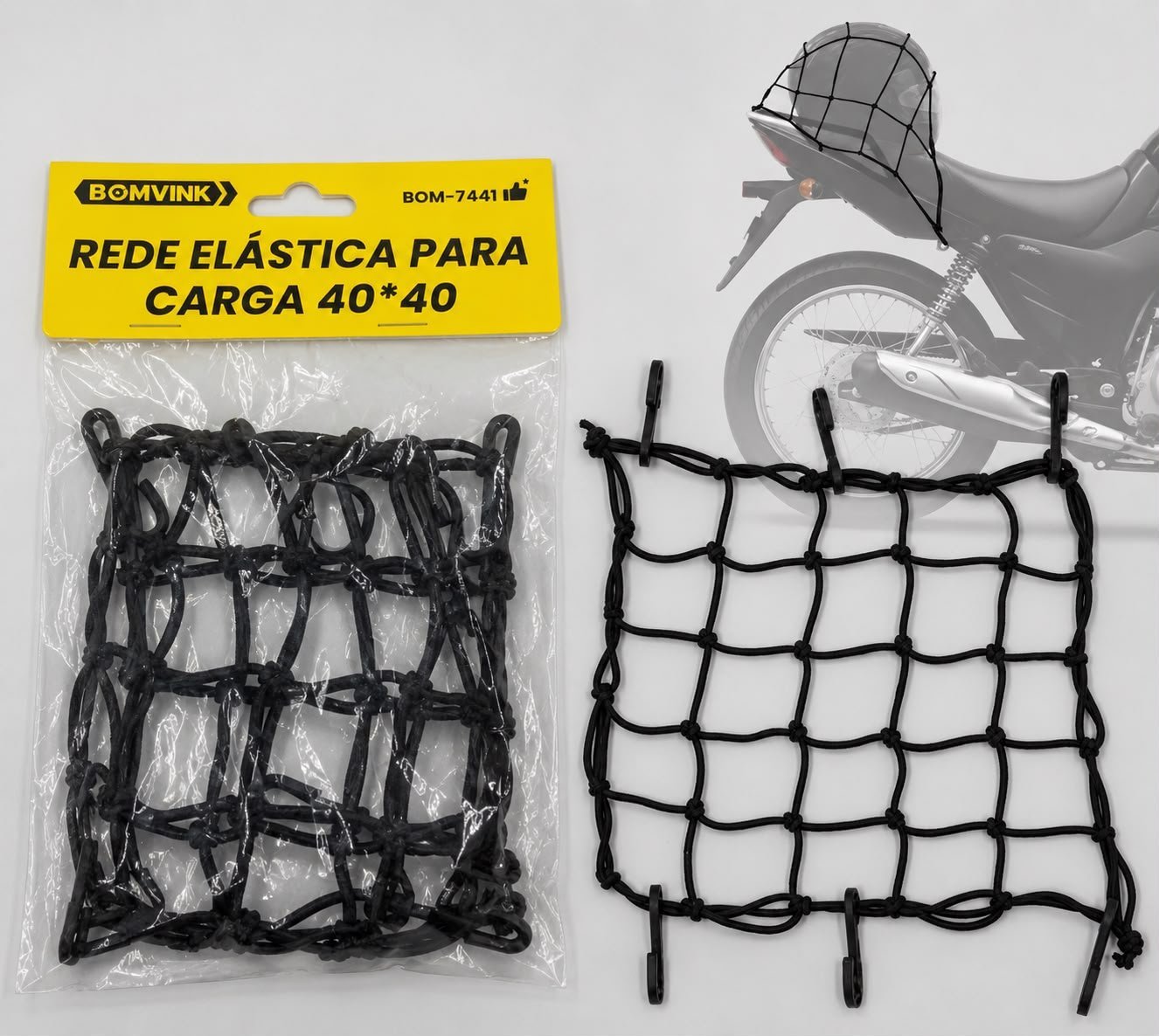 Rede elástica para Carga BOM-7441 40X40