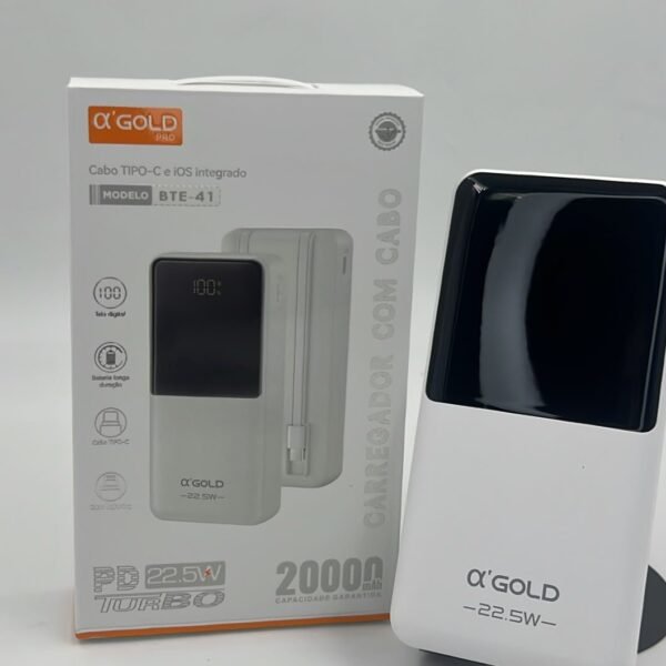 Carregador portátil/Power bank BTE-41
20000mAh