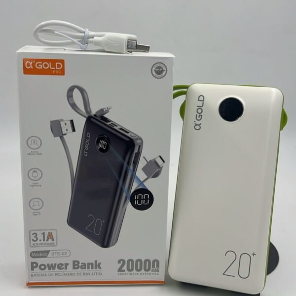 Carregador Portátil BTE-02 2000Mah