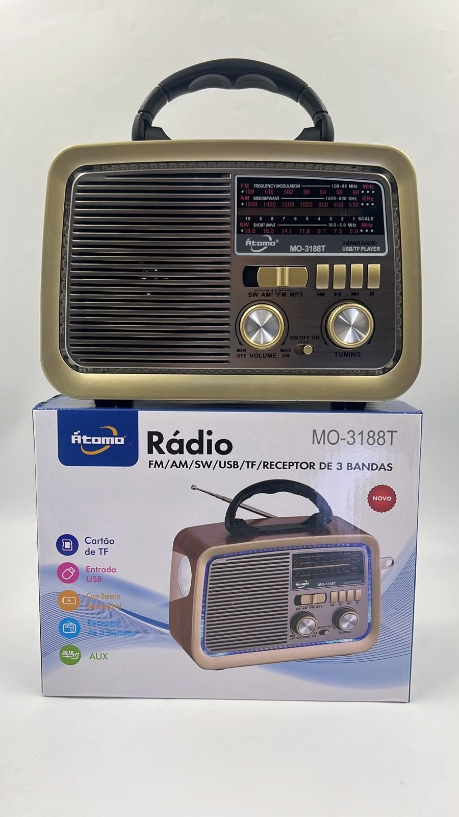 Rádio AM/FM MO-3188T