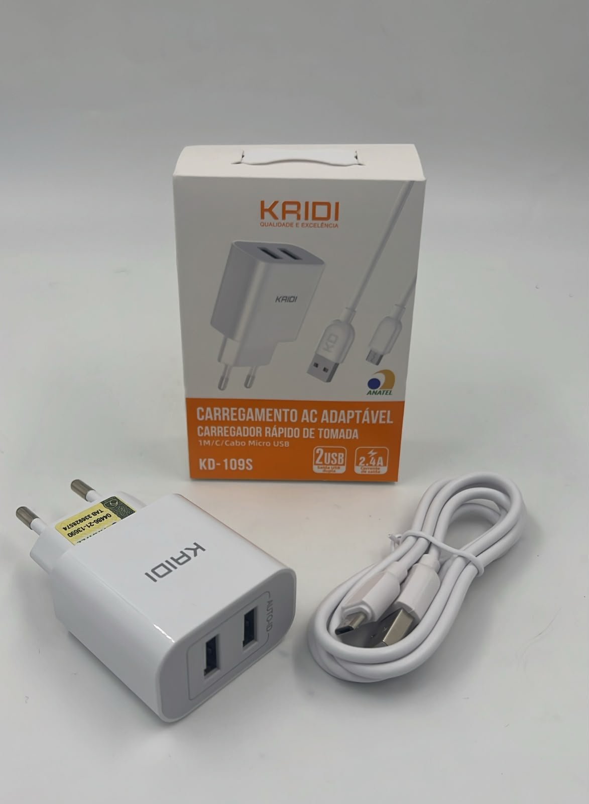 Carregador Kaidi Kd-109S Micro