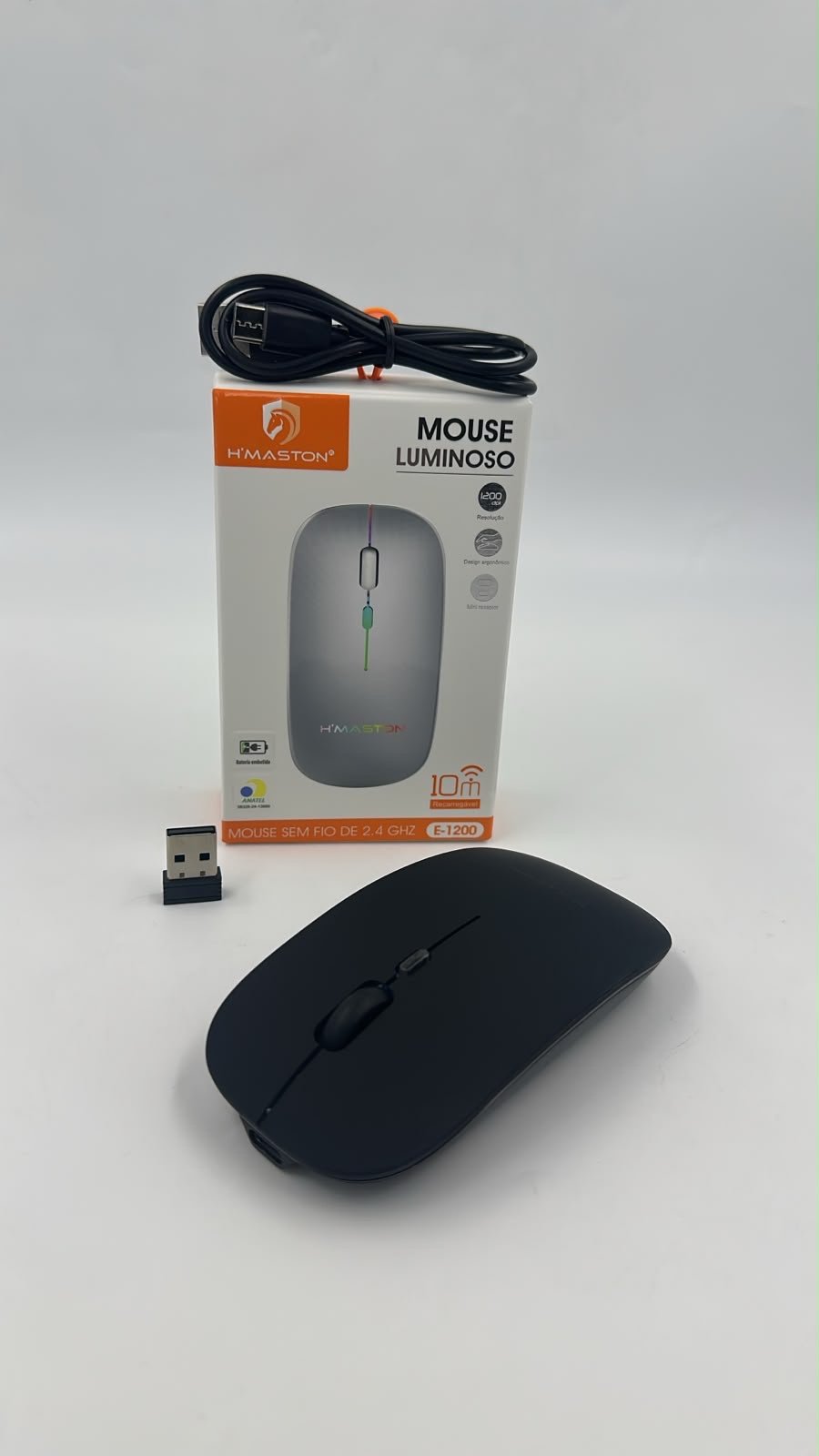 Mouse sem fio Recarregável E-1200