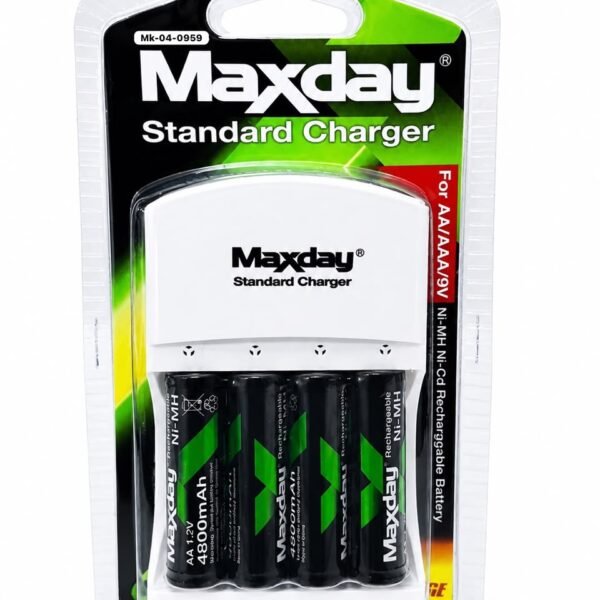 Carregador de pilhas com pilhas 2A MK-04-0959