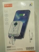 Mini Carregador Power Bank Portatil 10000 Mah BTE-15 a’Gold