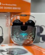Fone De Ouvido Sem Fio Bluetooth Tws Rpg Colorido Kaidi 779 Cor Preto Luz Vermelho - Imagem 3
