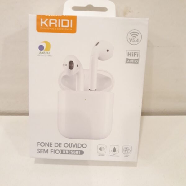 Fone De Ouvido Bluetooth Kaidi Knc5601 Branco