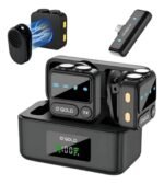 Microfone Lapela Sem Fio A'Gold 2 Em 1 Anti Ruído Para Celular e Computador MCF-27 - Imagem 3