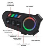 Fone de capacete com microfone KA-B06 - Imagem 3