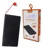 Carregador Portátil Kaidi 5000mah Usb Power Bank Kd-952 Branco/Preto