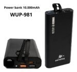 Power Bank Carregador Portátil 10000mah Peining Turbo Preto - Imagem 2